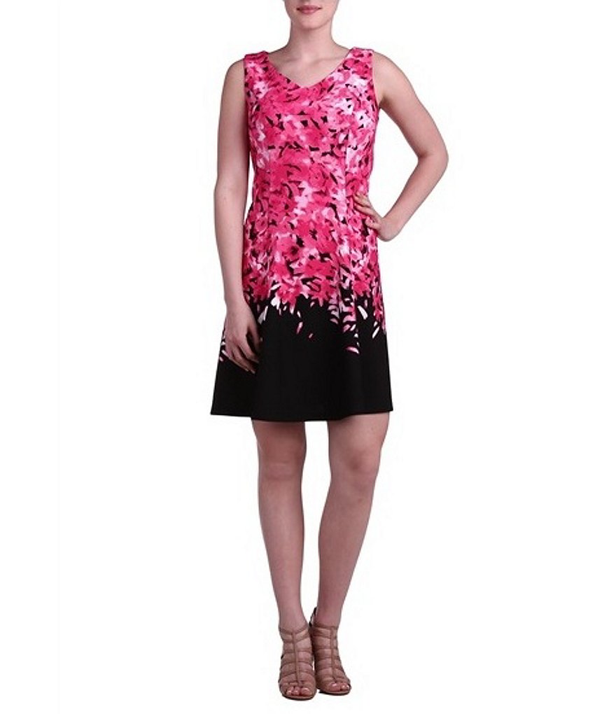 Peter Nygard Audrey Fit-and-Flare Sleeveless Dress