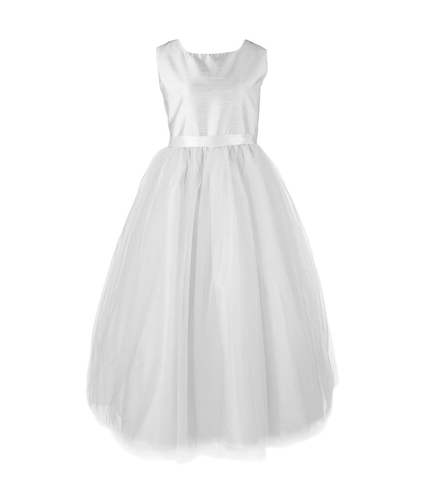 Pippa & Julie Big Girls 7-10 Shantung Ballerina Dress