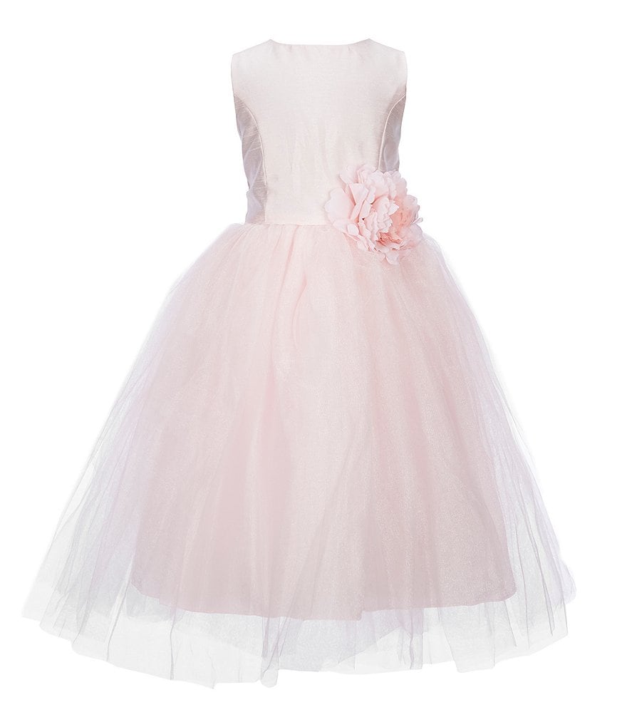 Pippa & Julie Little Girls 2T-6X Flower-Appliqued Ballerina Dress