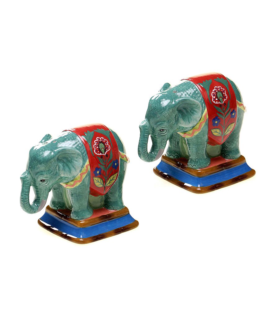 Poetic Wanderlust™ by Tracy Porter Eden Ranch Elephant Salt & Pepper Shaker Set