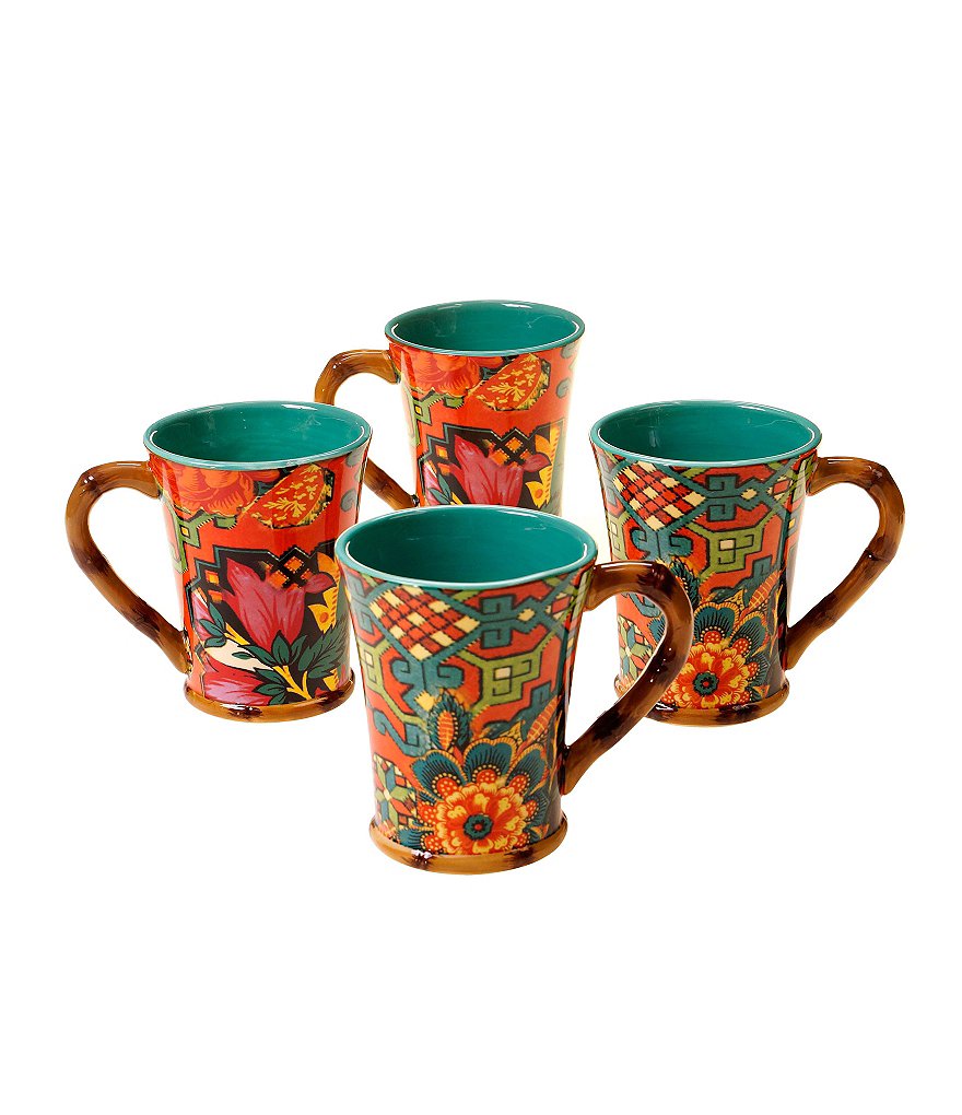 Poetic Wanderlust™ by Tracy Porter Eden Ranch Mugs, Set of 4