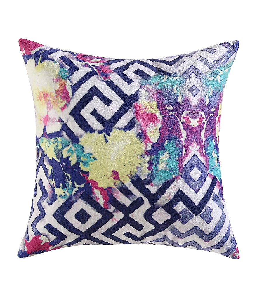 Poetic Wanderlust™ by Tracy Porter Florabella Geometric Floral Feather Pillow