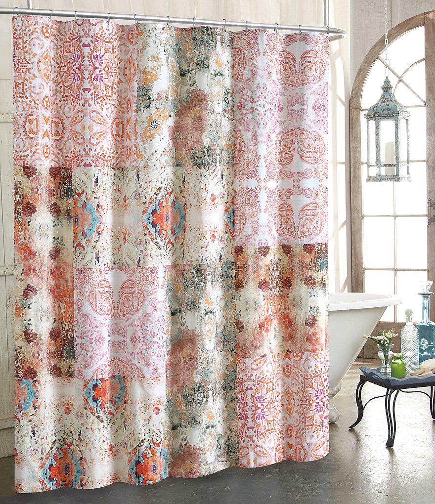 Poetic Wanderlust™ by Tracy Porter Wish Patchwork Cotton Shower Curtain