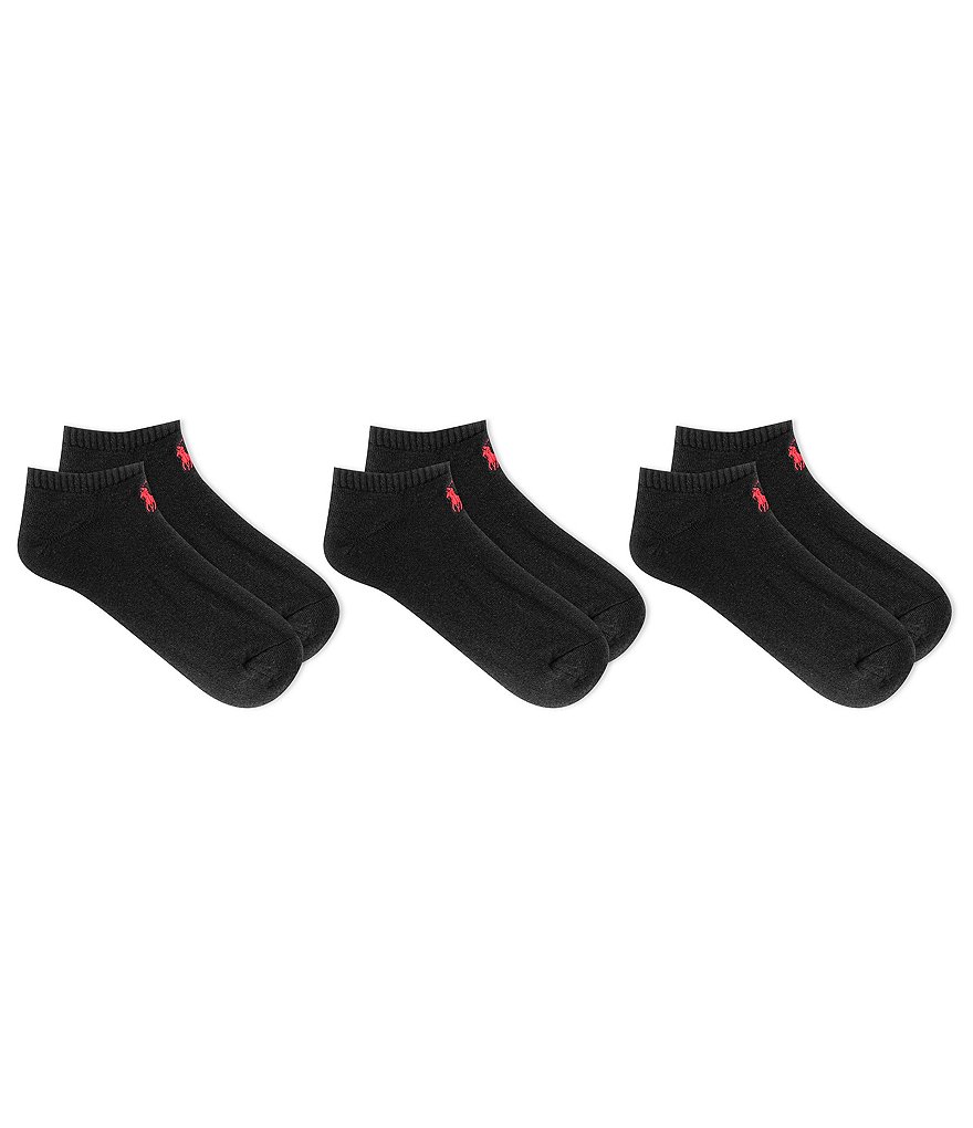 Polo Ralph Lauren Big & Tall Classic Cotton-Blend Socks 3-Pack