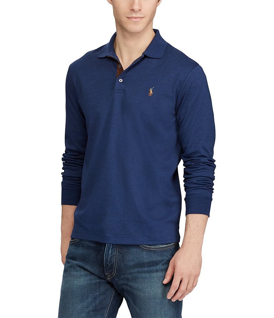 Polo Ralph Lauren Big & Tall Classic-Fit Soft-Touch Long-Sleeve Polo Shirt