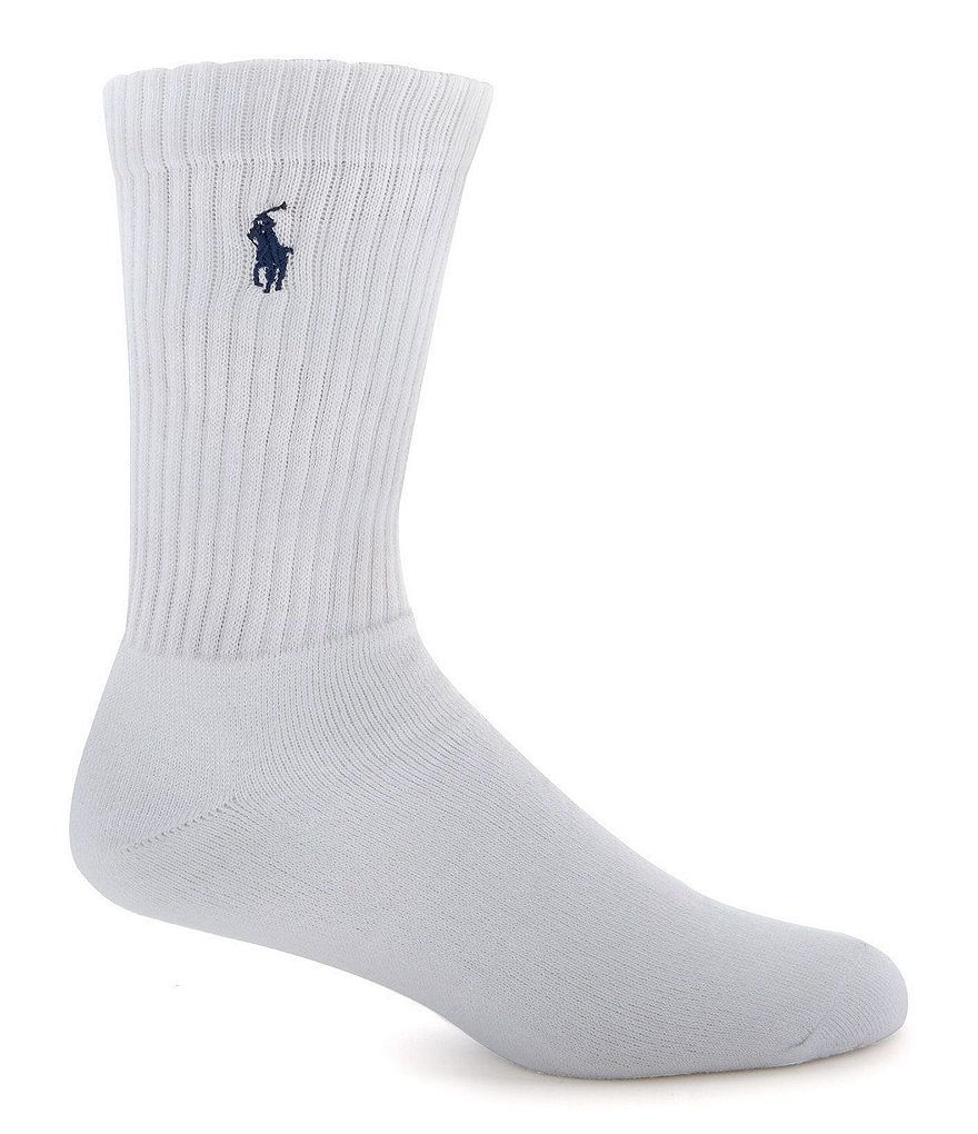 Polo Ralph Lauren Big & Tall Cotton-Blend Crew Socks 3-Pack