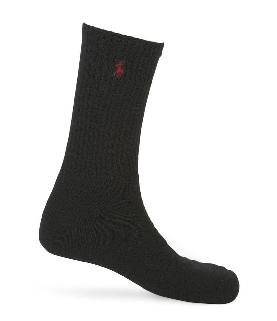 Polo Ralph Lauren Big & Tall Cushioned Athletic Crew Socks 3-Pack