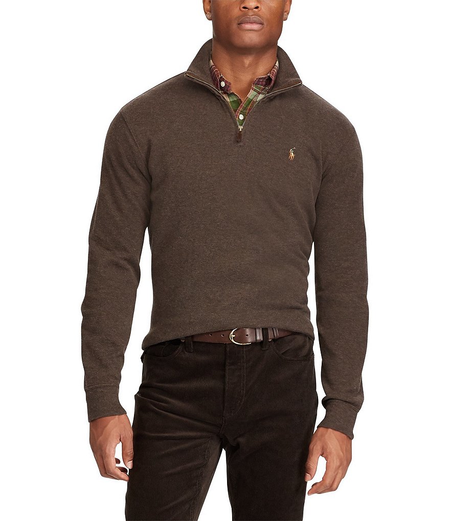 Polo Ralph Lauren Big & Tall Estate-Rib Half-Zip Pullover
