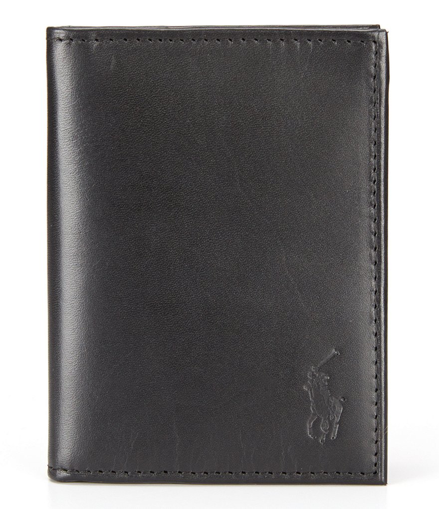 Polo Ralph Lauren Burnished Leather Window Billfold
