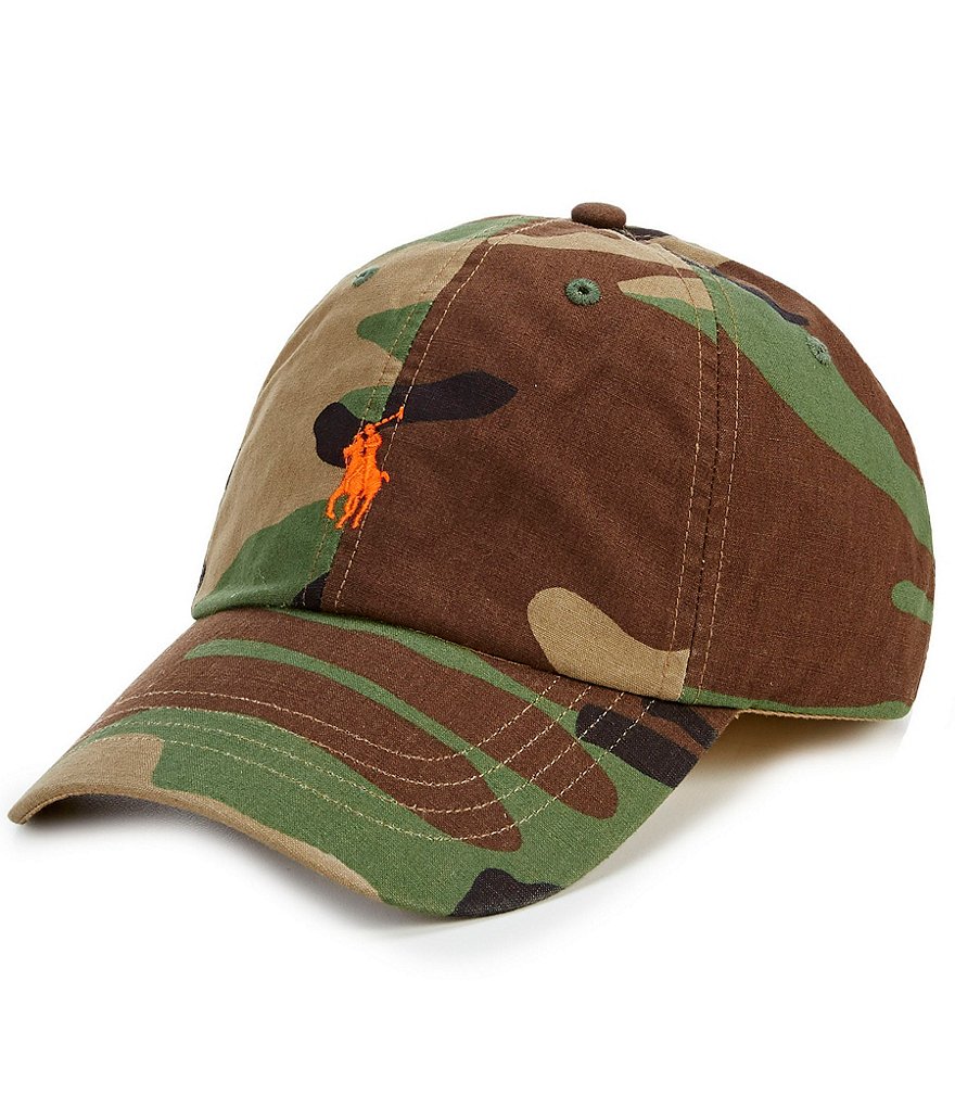 Polo Ralph Lauren Camo Canvas Sports Cap