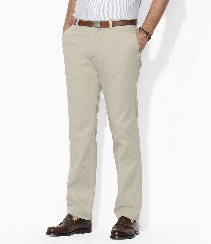 Polo Ralph Lauren Classic-Fit Flat-Front Chino Pants