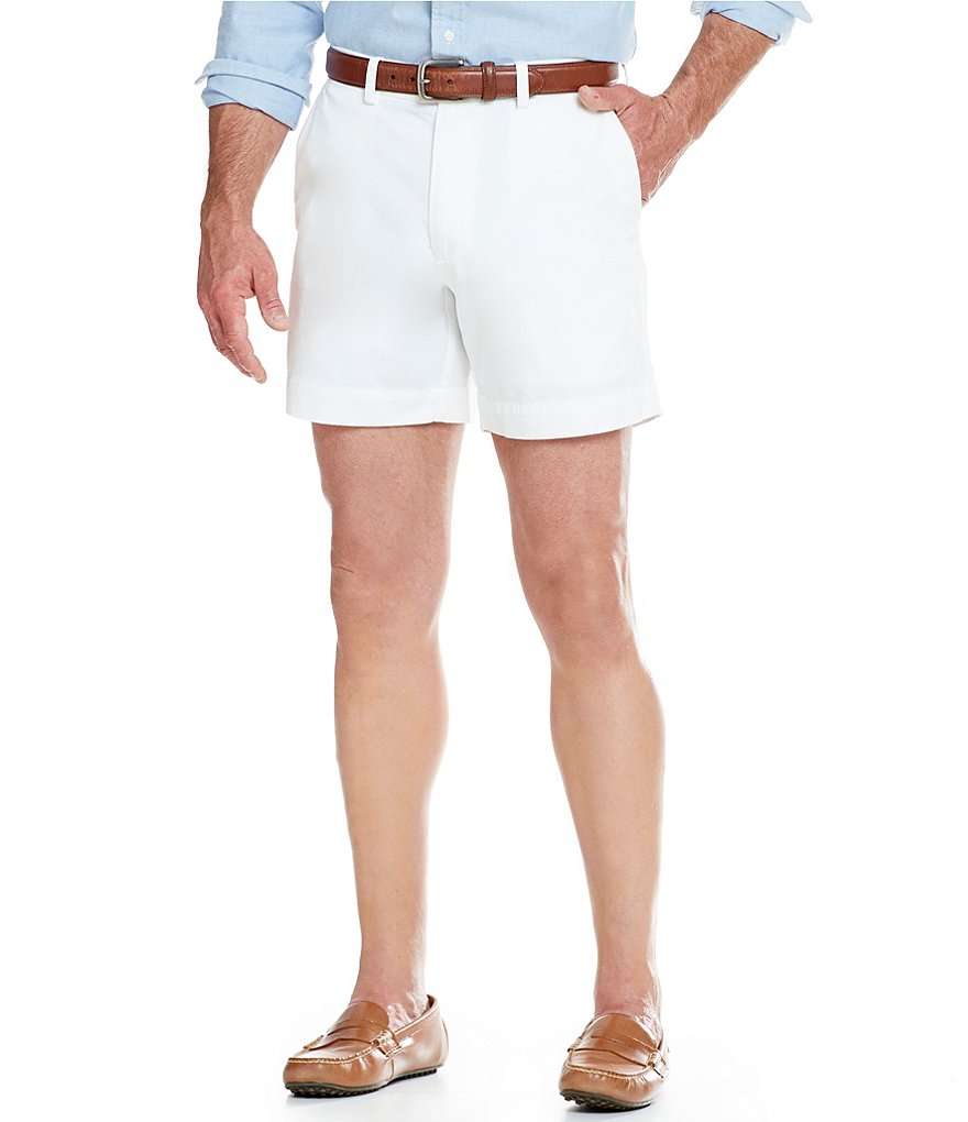 Polo Ralph Lauren Classic-Fit Flat-Front Chino Shorts