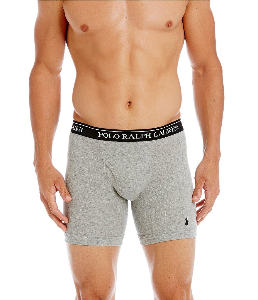 Polo Ralph Lauren Long Leg Boxer Briefs Assorted 3-Pack