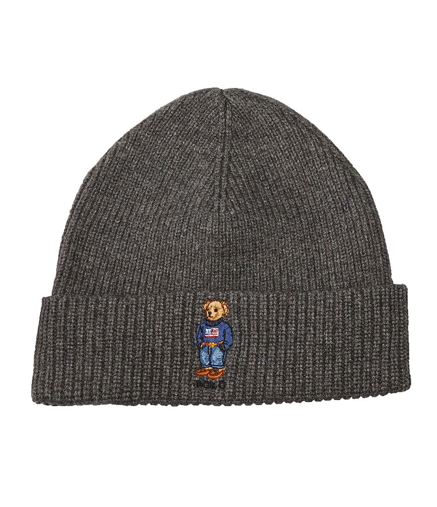 Polo Ralph Lauren Polo Bear Cardigan Ribbed Cuffed Hat