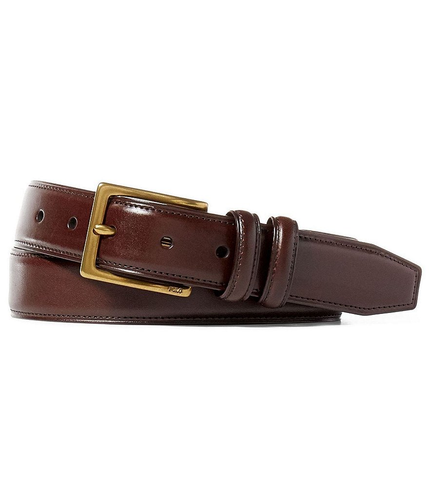 Polo Ralph Lauren Vachetta Square-Buckle Belt
