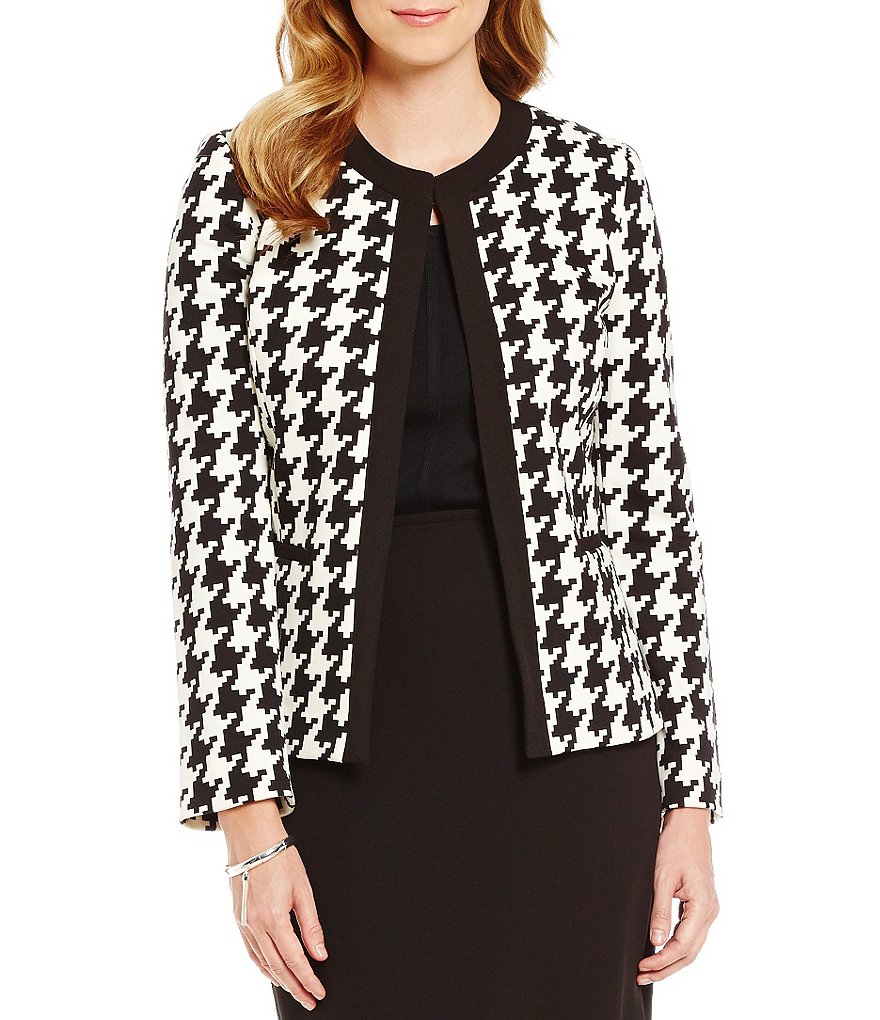 Preston & York Madison Round Neck Ponte Jacket