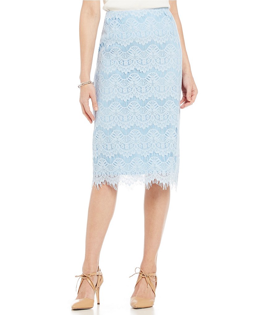 Preston & York Tera Pencil Lace Skirt