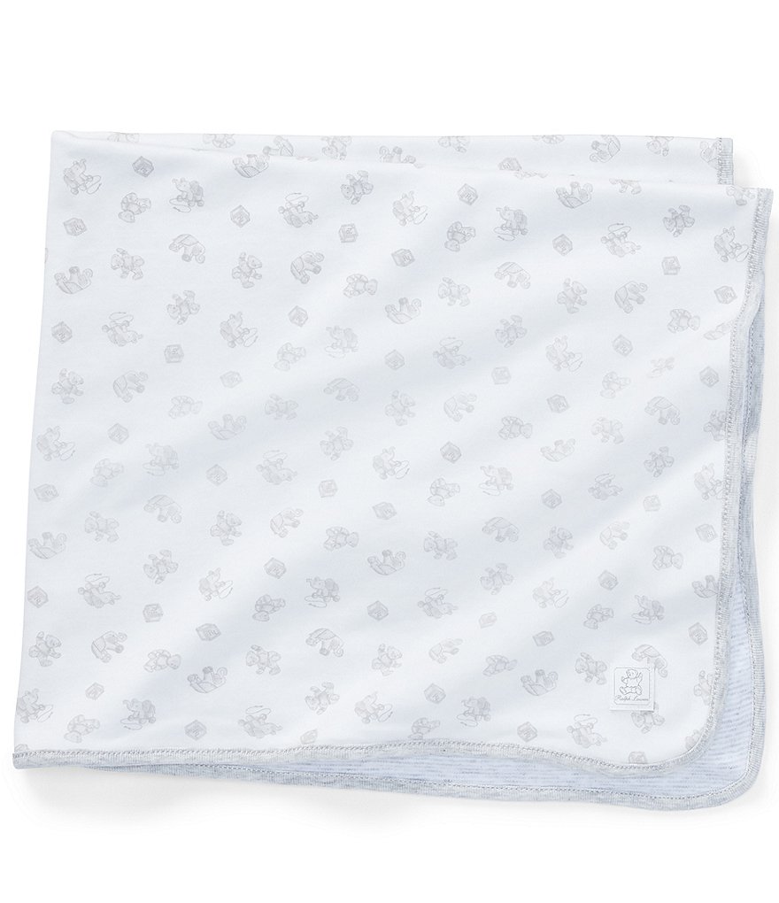 Ralph Lauren Childrenswear 2-Pack Toy Printed Neutral Blanket