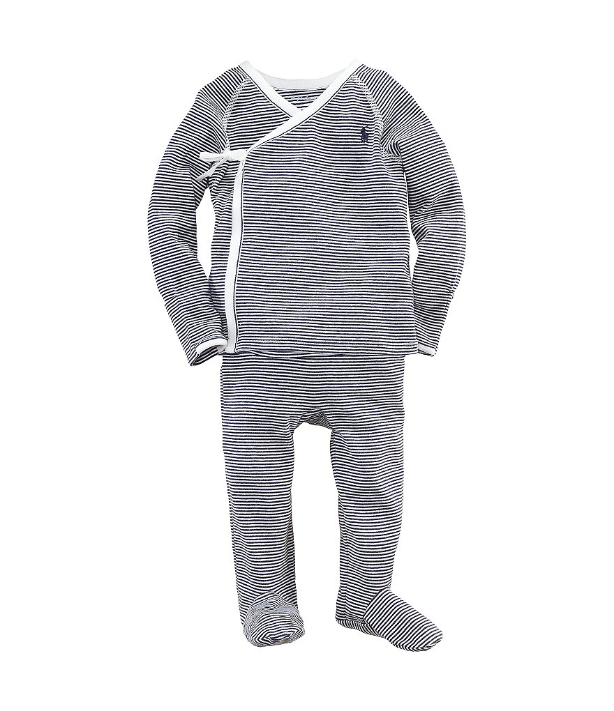 Ralph Lauren Childrenswear Baby Boys 3-9 Months Striped Kimono Set