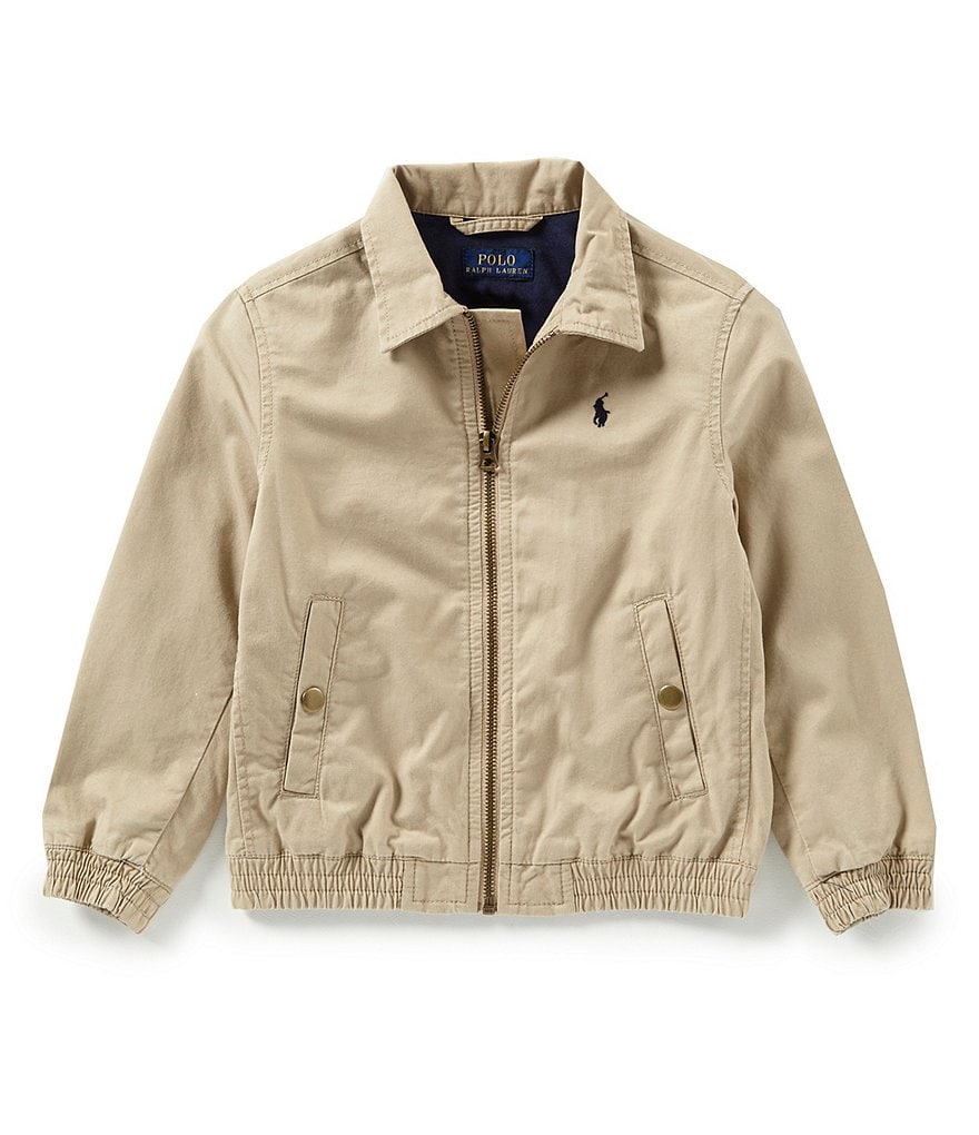 Ralph Lauren Childrenswear Little Boys 2T-7 Long-Sleeve Tissue Chino Wind Breaker