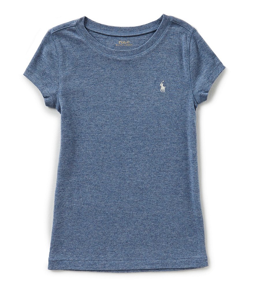 Ralph Lauren Childrenswear Little Girls 2T-6X Short-Sleeve Crew Neck Tee