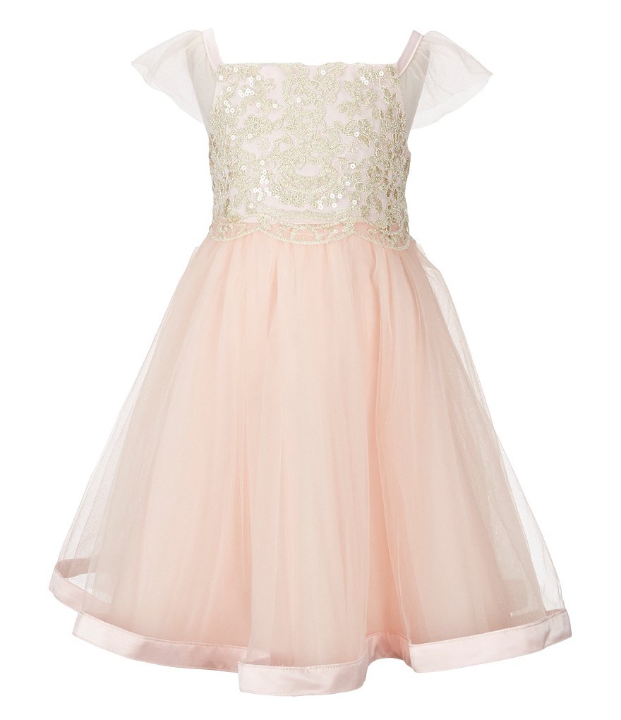 Rare Editions Little Girls 2T-6X Metallic-Bodice Ballerina Dress