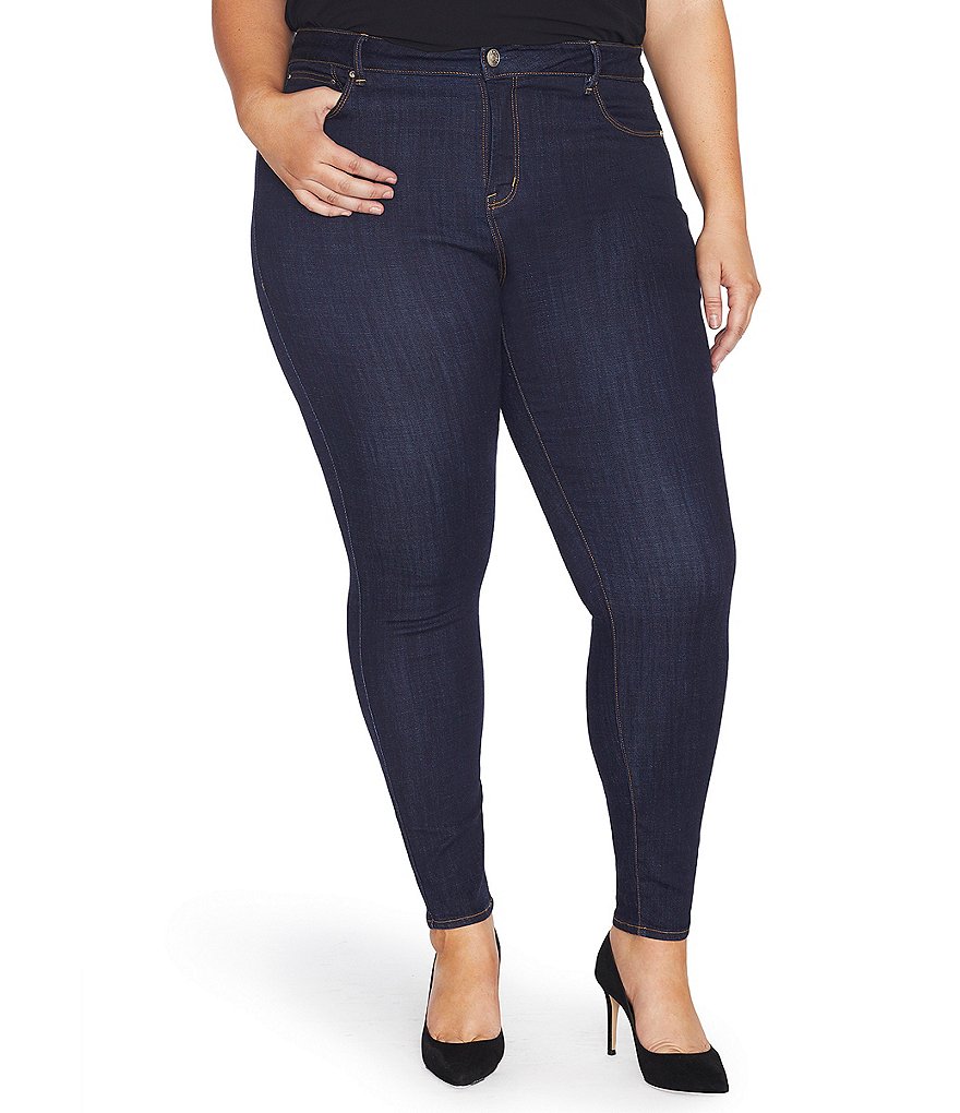 Rebel Wilson X Angels Plus Denim Pin Up Skinny Jeans