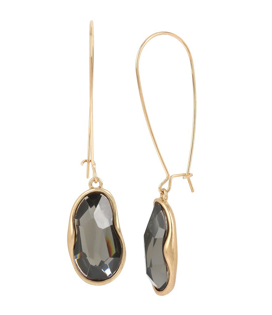 Robert Lee Morris Soho Stone Long Drop Earrings