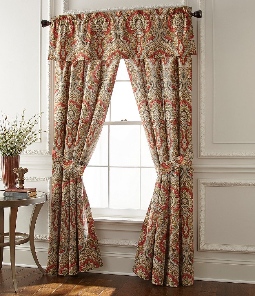 Rose Tree Harrogate Paisley Damask Window Treatments