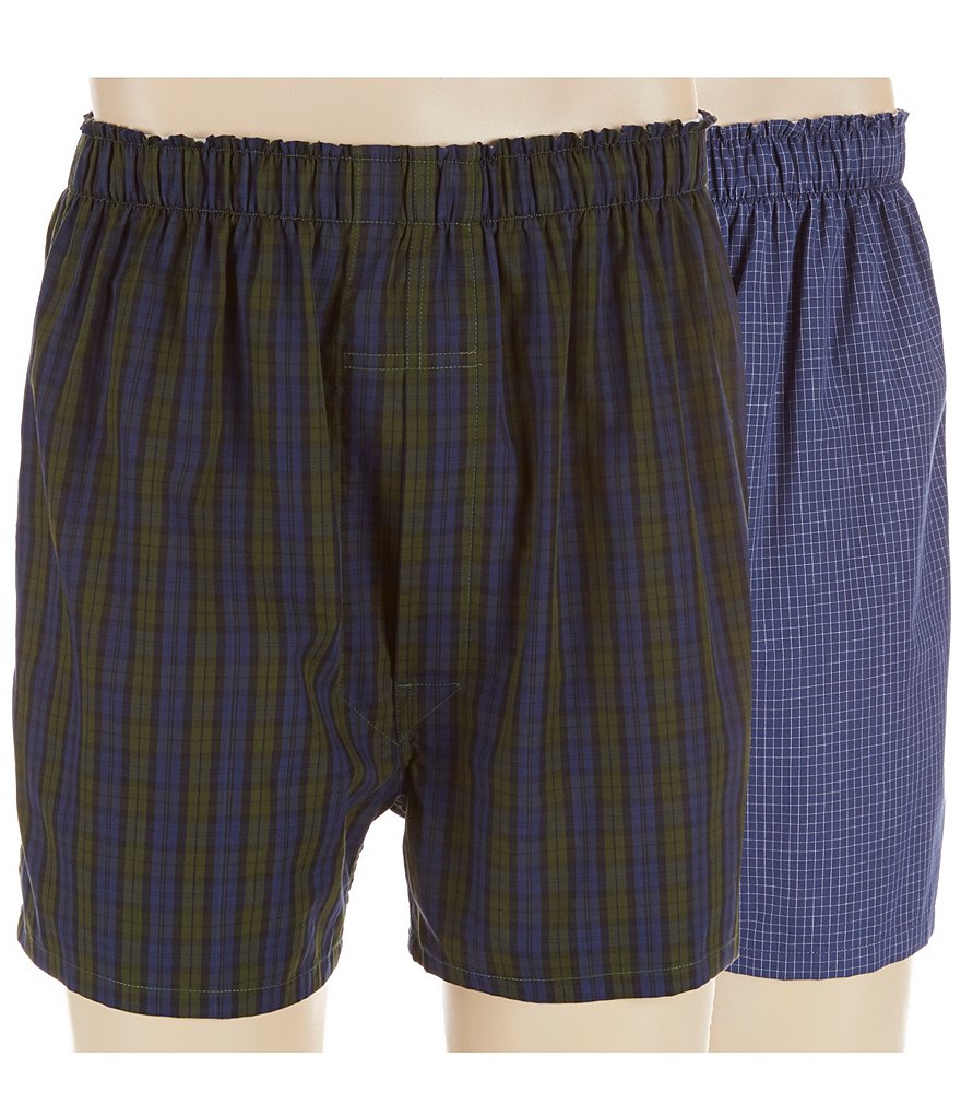 Roundtree & Yorke Big & Tall 2-Pack Full Cut Boxers