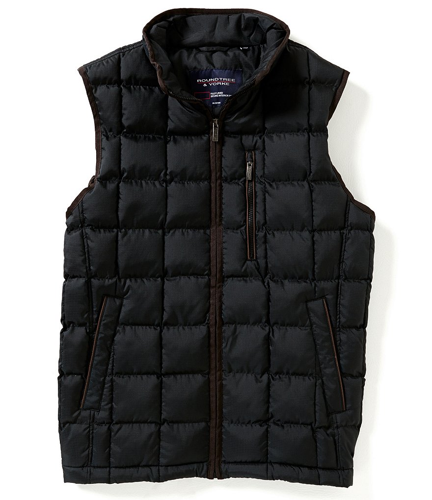Roundtree & Yorke Big & Tall Diamond Texture Sweater Vest