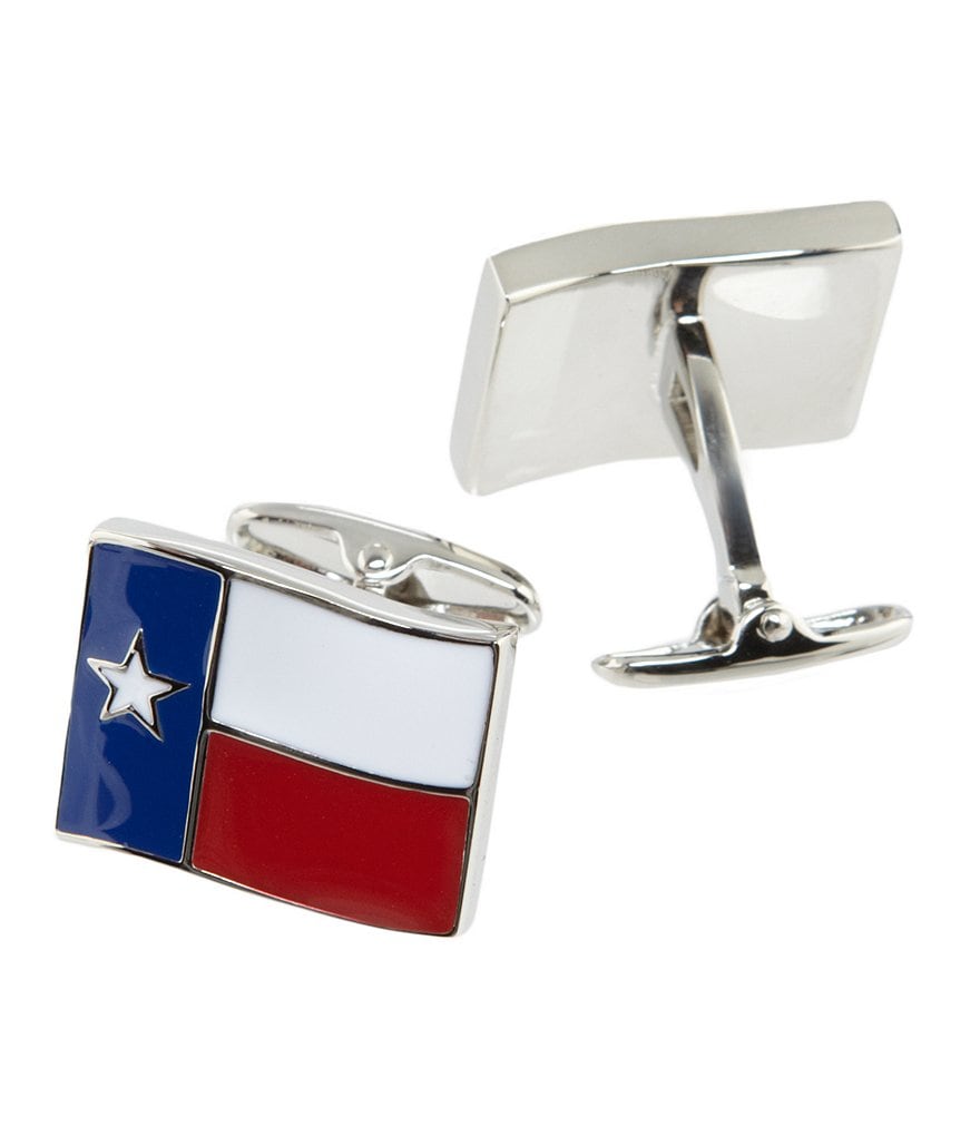 Roundtree & Yorke Texas Flag Cuff Links