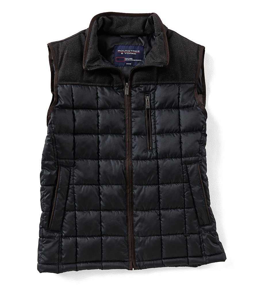 Roundtree & Yorke Mixed Media Vest