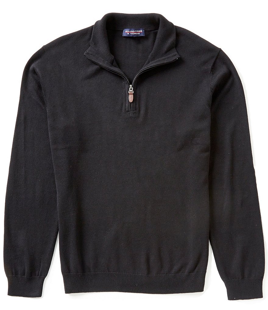 Roundtree & Yorke Quarter Zip Pullover