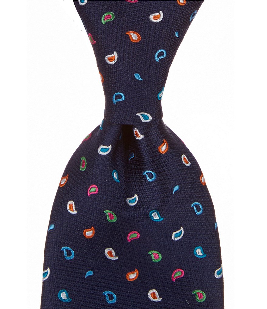 Roundtree & Yorke Trademark New York Pine Traditional Silk Tie
