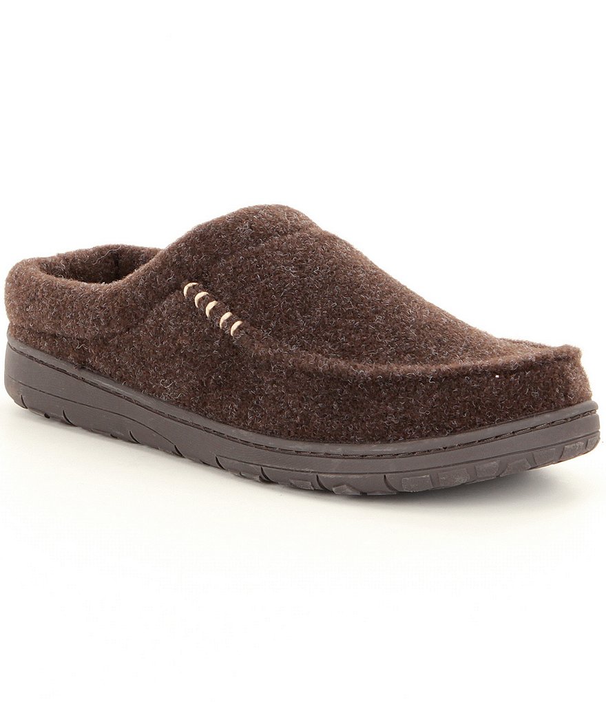 Roundtree & Yorke Wool Clog Slippers