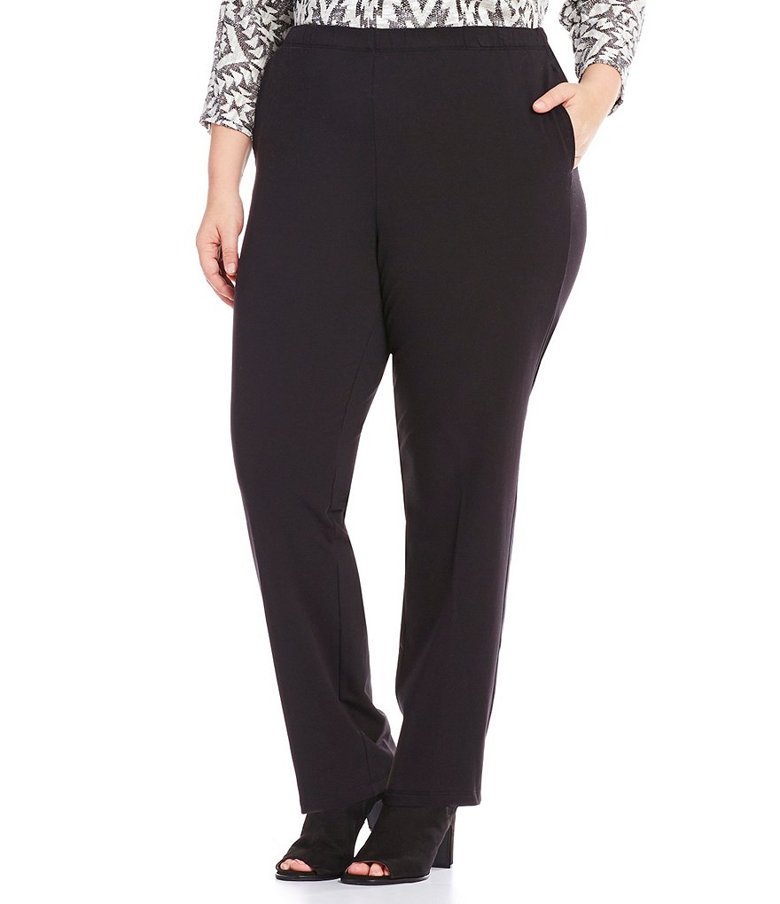 Ruby Rd. Plus Pull-On French Terry Pants