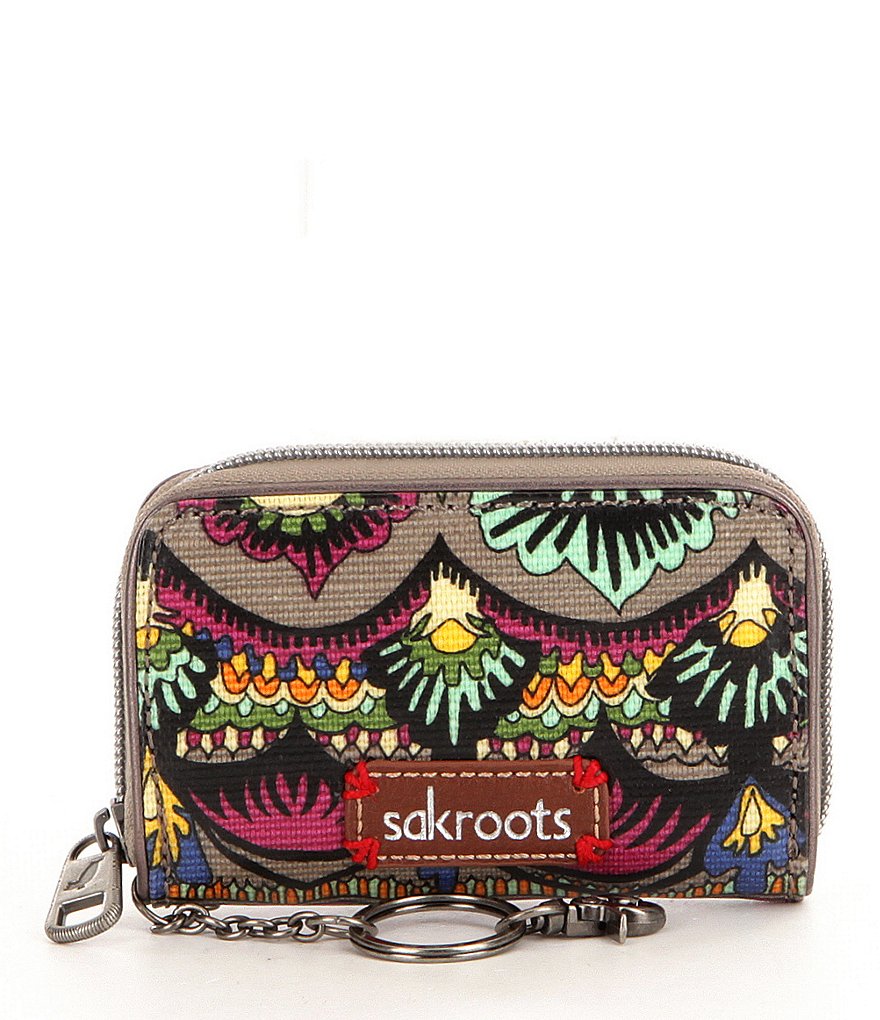 Sakroots Artist Circle Zip ID Case