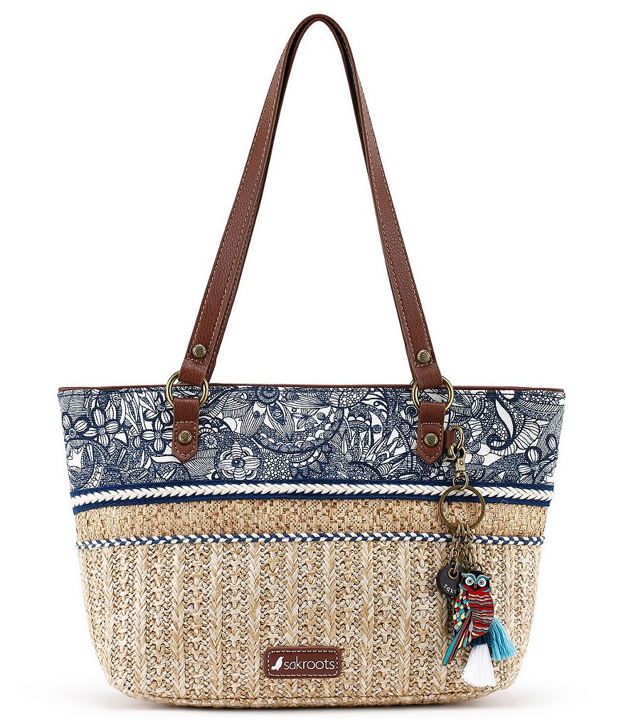 Sakroots Ellis Small Straw Satchel