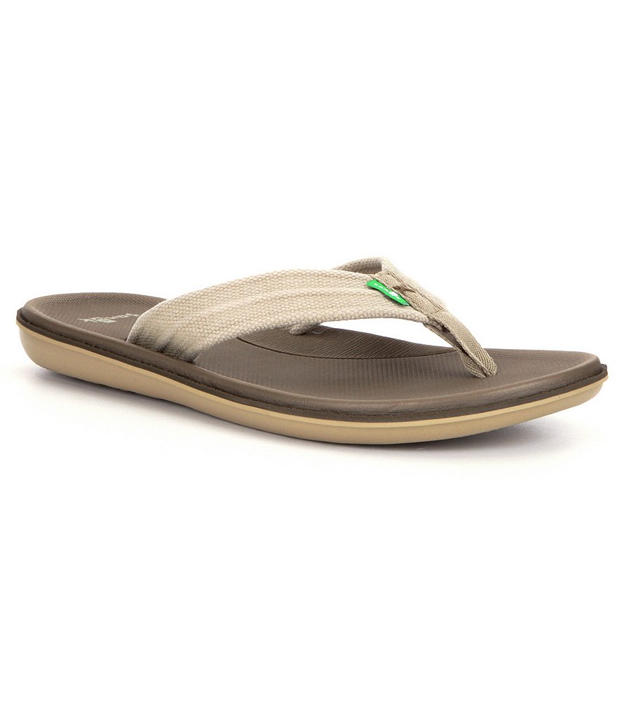 Sanuk Men´s Planer Webbing Casual Flip Flops