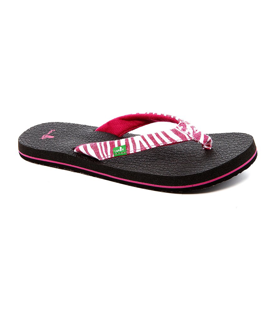 Sanuk Yoga Mat Girls Flip Flop Sandals
