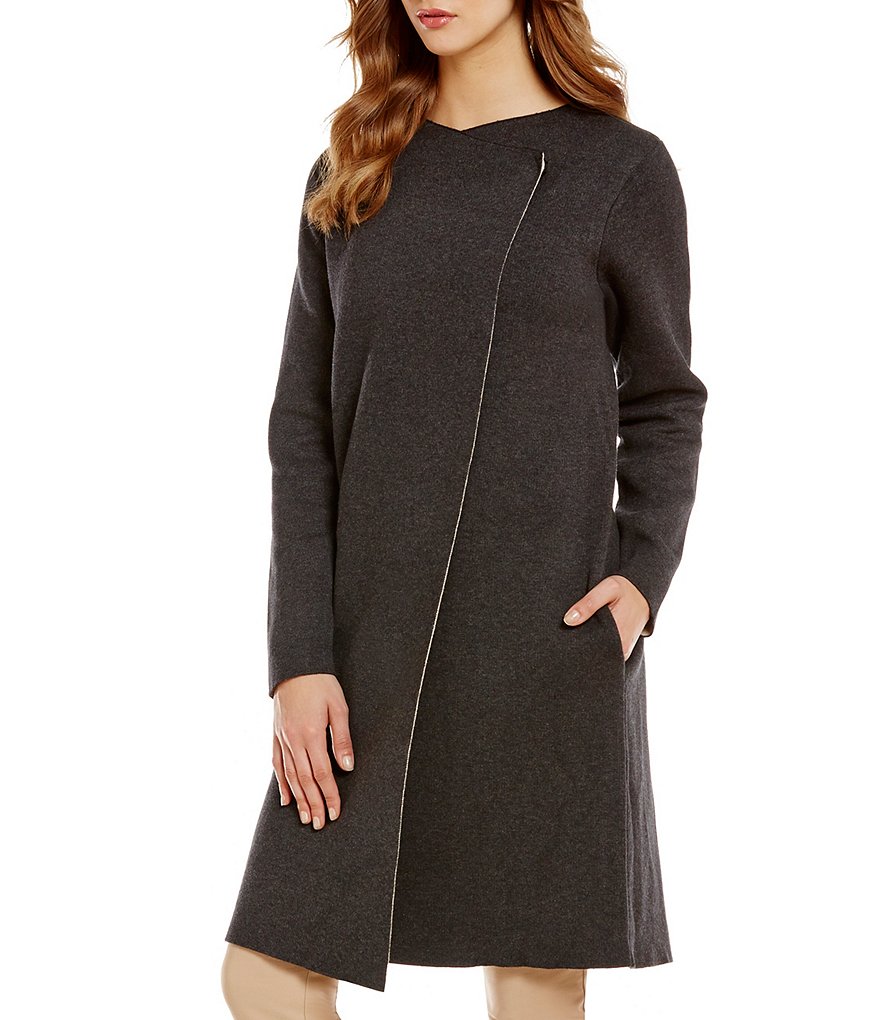 Sigrid Olsen Signature Double Knit Topper Jacket