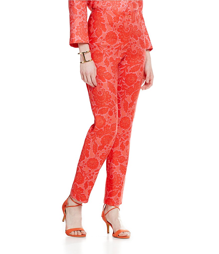Sigrid Olsen Signature Easy Leg Printed Pants
