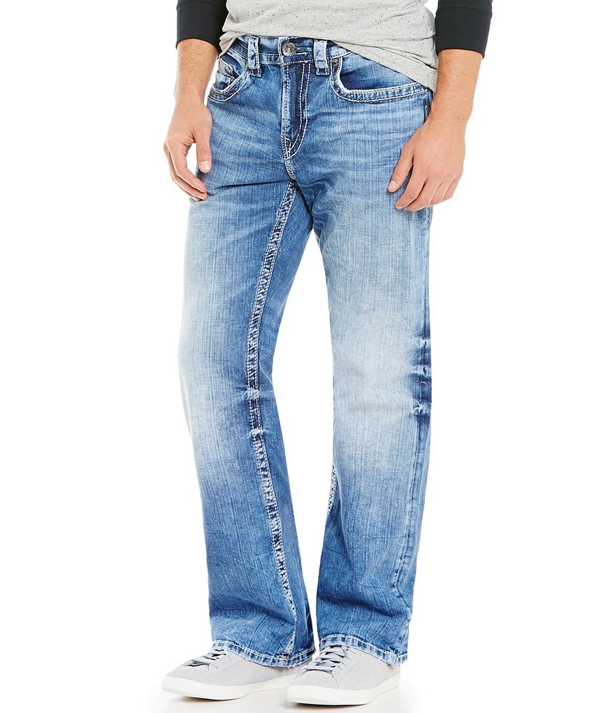 Silver Jeans Co. Craig Stretch Easy Fit Faded Bootcut Jeans
