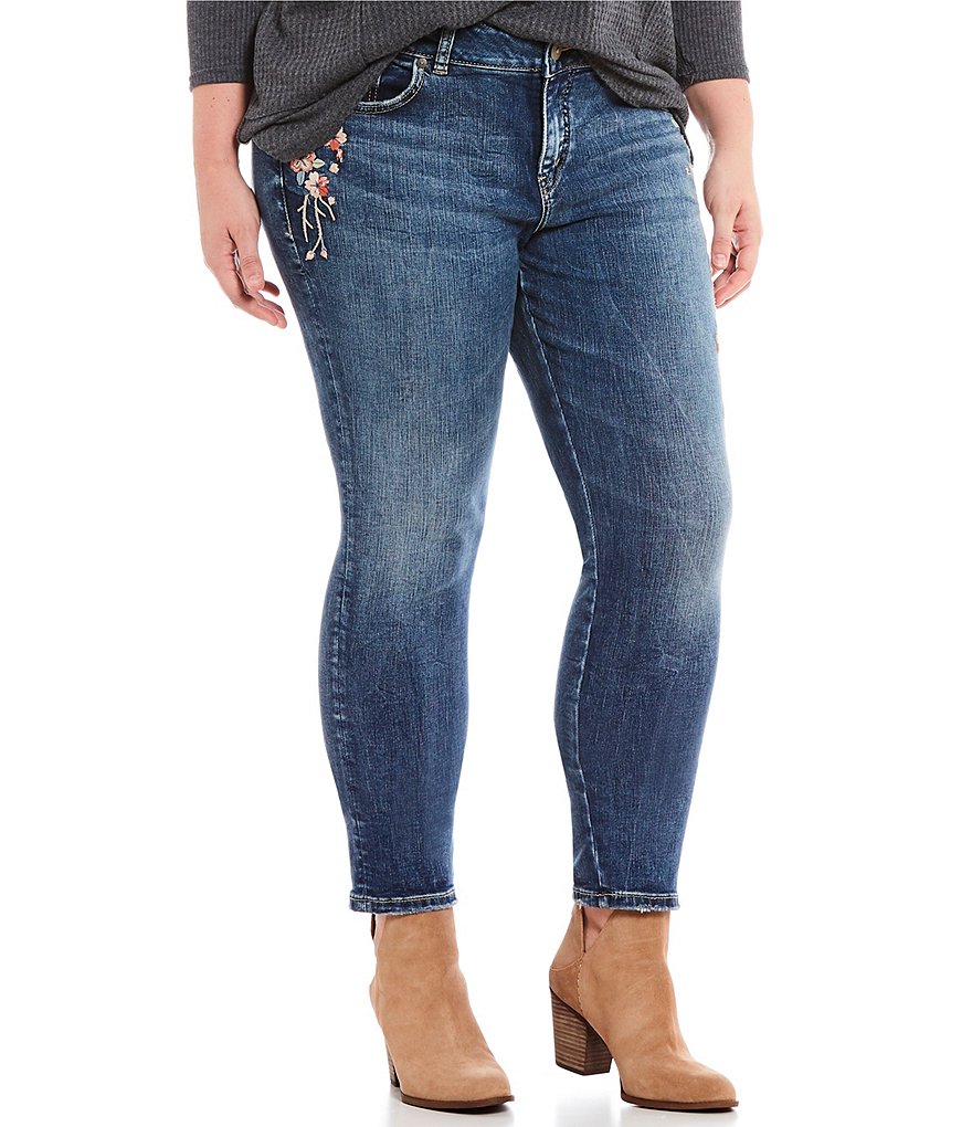 Silver Jeans Co. Plus Curvy Fit Elyse Skinny Jean