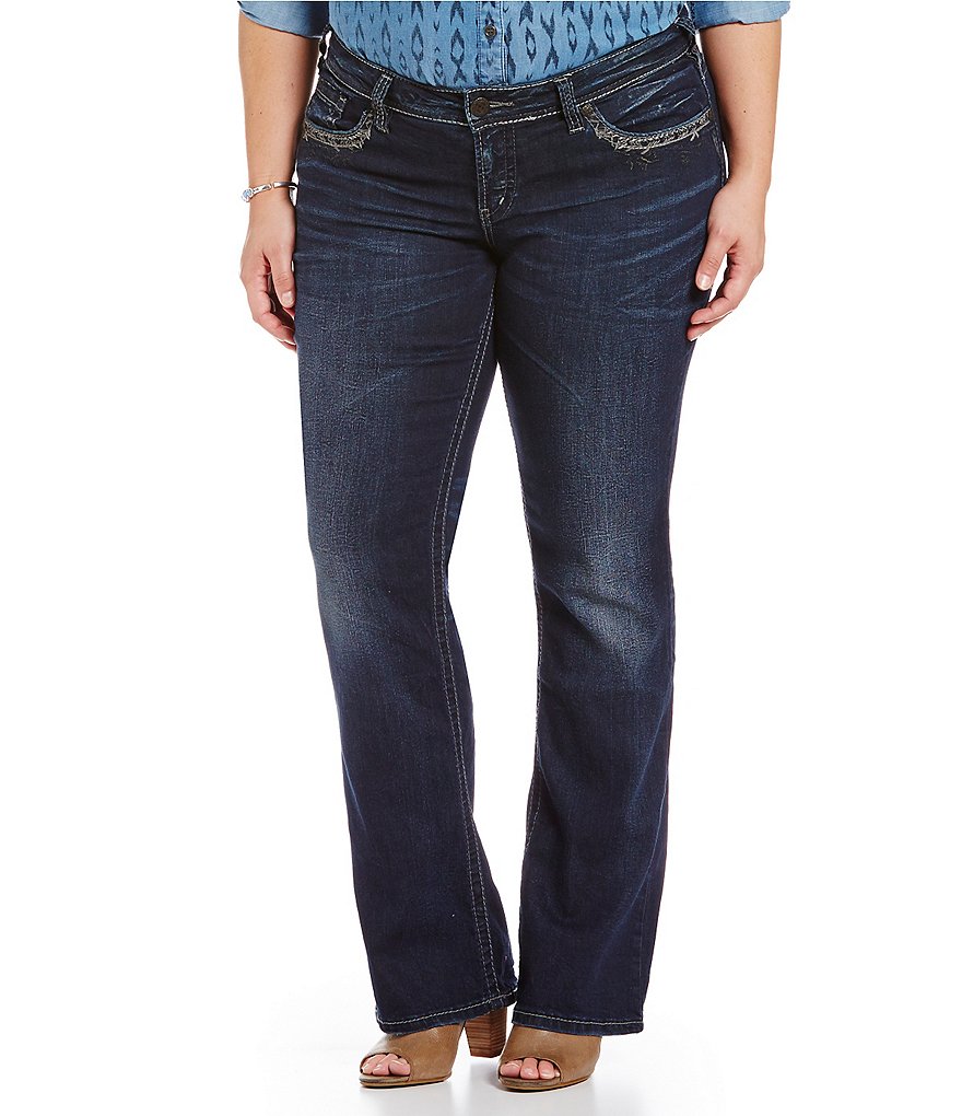 Silver Jeans Co. Plus Suki Mid Bootcut Jeans