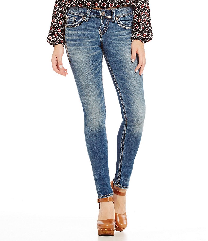 Silver Jeans Co. Suki Mid-Rise Skinny Jeans