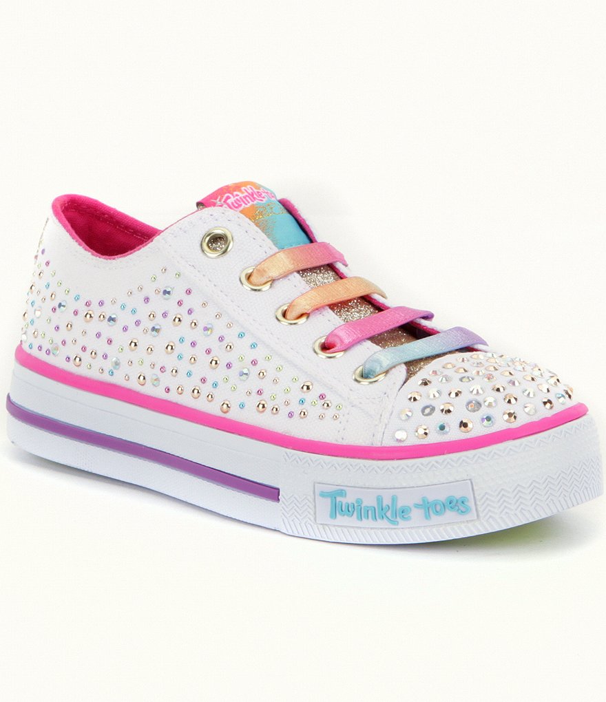 Skechers Girls´ Twinkle Toes Shuffles Twirly Toes Light-Up Sneakers