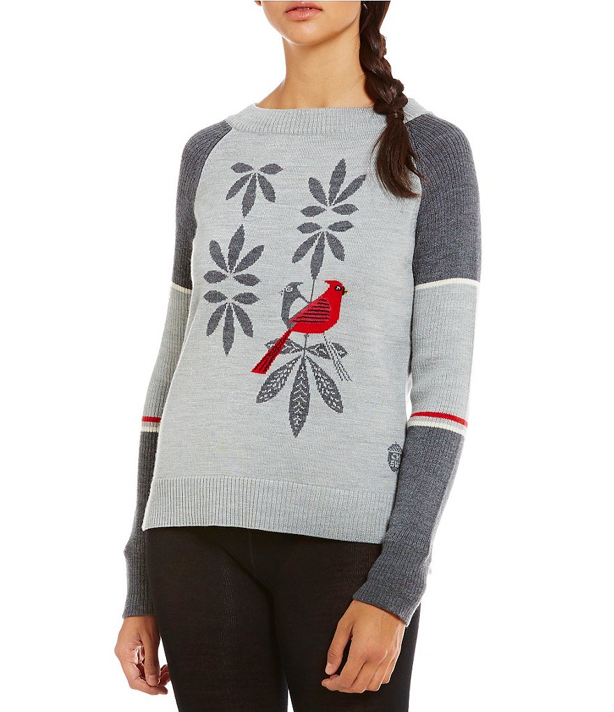 SmartWool Charley Harper Consorting Cardinals Sweater