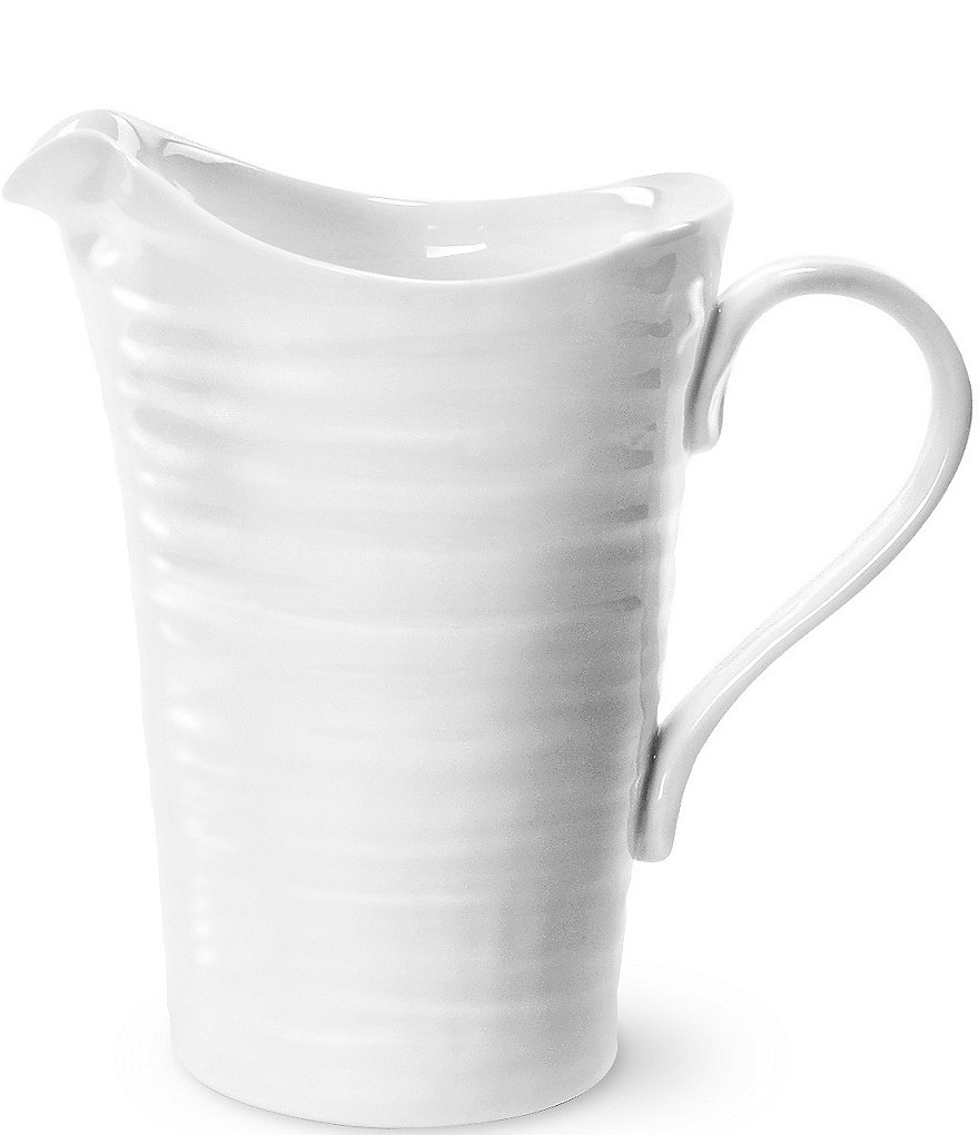 Sophie Conran for Portmeirion Ribbed Porcelain Pitcher